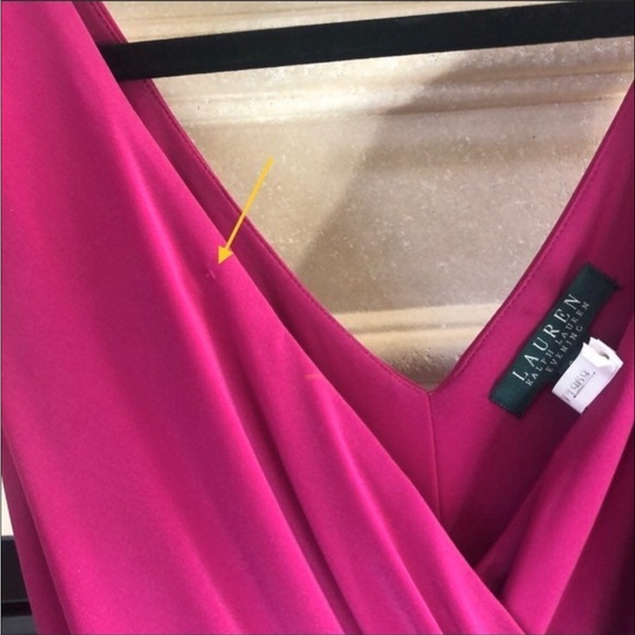 Ralph Lauren Sleeveless Pink Floor Length Evening Dress - Picture 9 of 10